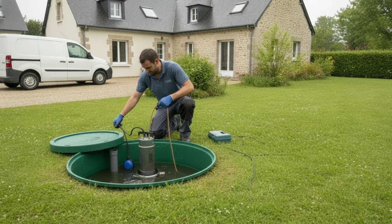Dépannage pompe de relevage Saint-Gildas-des-Bois – méthode / geste technique